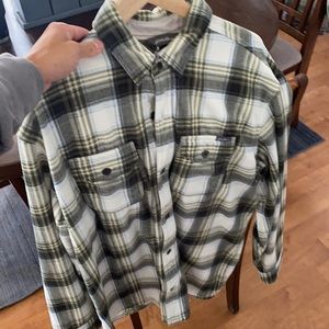 Green Eddie Bauer flannel